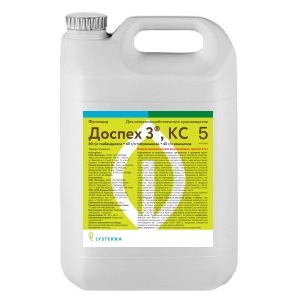 Доспех 3, КС (тебуконазол, 60 г/л + тиабендазол, 60 г/л + имазалил, 40 г/л.). Канистра 5л.